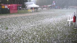 20140608 orage grele presles [upl. by Atined]