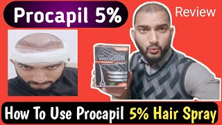 PROCAPIL How To Use Procapil 5 Hair Spray  Procapil 5 Review  Best for Hair Growth piligrow [upl. by Inihor]