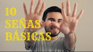 10 Señas Básicas LSM  Tutorial Rápido [upl. by Ggerg]