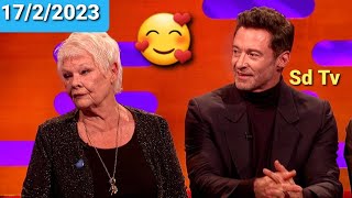 FULL Graham Norton Show 1722023 Judi Dench Hugh Jackman Michael B Jordan Eugene Levy Paul Rudd [upl. by Theressa820]