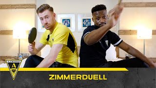 Schwarzgelbes Zimmerduell  Jannik Mause amp Dimitry Imbongo  Trainingslager Belek 2023 [upl. by La]