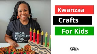 Easy Kwanzaa Crafts for Kids kwanzaa kwanzaa365 kidscraft [upl. by Magocsi]