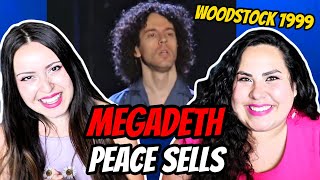 FIRST TIME Hearing Megadeth  Peace Sells Woodstock 1999  Two Sisters REACT [upl. by Kohcztiy888]