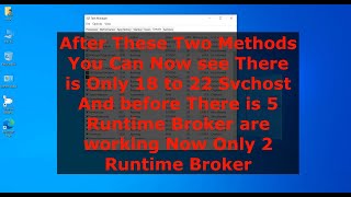 How to Remove Svchostexe Virus or Runtime Broker Fixing for High CPU Usage or RAM Win 10  Win 11 [upl. by Lramaj]