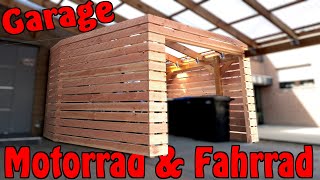 Motorrad und Fahrradgarage selber bauen [upl. by Cummings]