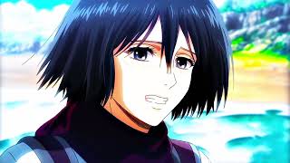 Mikasa Ackerman  Twixtor 4k with cc  for edit  free [upl. by Rosana]