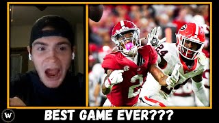 Was Alabama Georgia the BEST CFB Game EVER [upl. by Llesirg570]