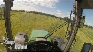 Grassilage in Deutschland  Go Pro Hero Special  cab view HD [upl. by Kcirtap]