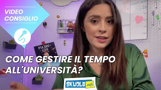 Come gestire il tuo tempo allUniversità [upl. by Adarbil]