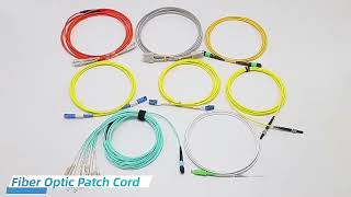 Customized Fiber Optic Patch Cord OEMODM patchcord patchcable [upl. by Airet961]