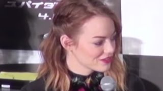 Emma Stone Andrew Garfield The Amazing SpiderMan2 Japan Premire [upl. by Ekusoyr745]