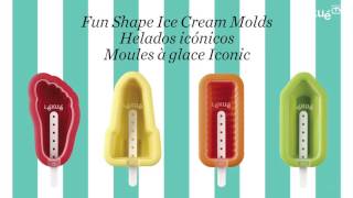 Iconic Ice Cream Shapes Moulds  Lékué TV [upl. by Amersham]