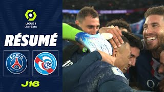 PARIS SAINTGERMAIN  RC STRASBOURG ALSACE 2  1  Résumé  PSG  RCSA  20222023 [upl. by Nnairek]