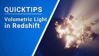 C4D Quicktips Volumetric Light in Redshift [upl. by Akinuahs]