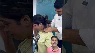 Neck hump chiropractic treatment doctor physiotherapy trend feedshort ytshorts [upl. by Derfliw331]