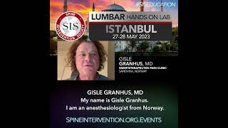 SIS May 2023 Lumbar BioSkills Lab in Istanbul Turkey [upl. by Giah749]