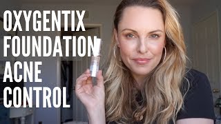 Oxygenetix Oxygenating Foundation Acne Control Review [upl. by Irak]