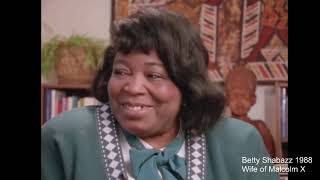 Interview with Dr Betty Shabazz  Wife of Malcolm X [upl. by Arehsat974]