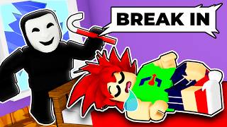 PIOR PESADELO INVADIRAM NOSSA CASA NO ROBLOX Break in [upl. by Sixela]