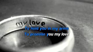 Westlife  My Love karaoke with lyrics [upl. by Bastien]