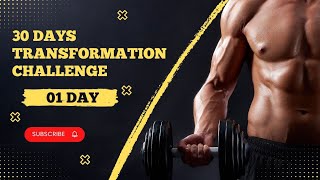 30 DAYS TRANSFORMATION CHALLENGE  HOME WORKOUT  01 DAY [upl. by Anni424]