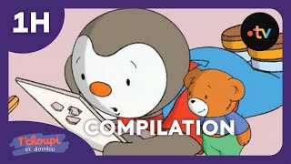 ⭐ TChoupi et Doudou ⭐ 1h  COMPILATION de dessins animés pour enfants [upl. by Anizor]