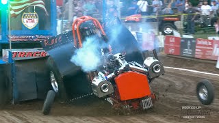 Tractor amp Truck Pulling Gone WRONG  Wild Rides Wrecks Fires amp Mishaps  2023 [upl. by Yesak]