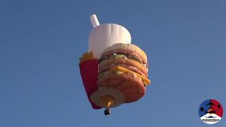 GCMCD  PHMCD McDonalds Good Times hot air balloon special shape at Almelo [upl. by Happy]