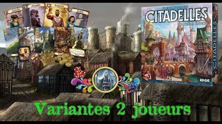 🌟 Citadelles 4ème édition  Variantes 2 joueurs [upl. by Klinges]