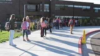 Horizon Middle School students report for first day [upl. by Durrett]