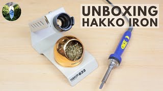 Unboxing Soldering Iron Hakko FX601 plus accessories [upl. by Otrevire]