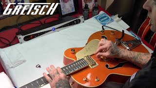 Intonating Your Bar Bridge Equipped Gretsch  Tech Tips  Gretsch Guitars [upl. by Norrek]