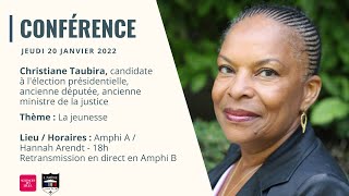 Conférence de Christiane Taubira [upl. by Ernest]