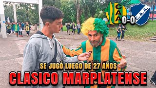 REACCIÓN CON LOS HINCHAS ALDOSIVI 00 ALVARADO  CLASICO DE MAR DEL PLATA LUEGO DE 27 AÑOS [upl. by Rivalee]