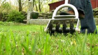 Lawn repair with the revolutionary Grass StitcherMUST SEE [upl. by Rame]