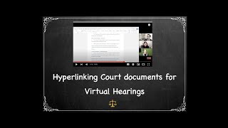 Hyperlinking Court documents for virtual Hearings Part 3 how to create links on Caselines [upl. by Airreis]