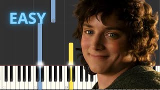 Concerning Hobbits  The Shire Theme  The Lord of The Rings  EASY Piano Tutorial [upl. by Jovia]