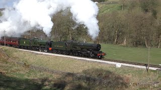 4079 Pendennis Castle breaks the Yorkshire sound barrier  KampWVR Steam Gala 2024 [upl. by Matrona]