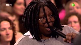 Whoopi Goldberg amp ZO Gospel Choir  Oh Happy Day College Tour [upl. by Auqemahs25]