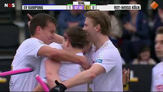 Kampong vs RotWeiss Köln EHL Semi Final Highlights 2024 [upl. by Tab244]