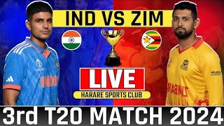 INDIA VS ZIMBABWE LIVE STREAMING IN YOUTUBE 🔴 live [upl. by Nevad888]