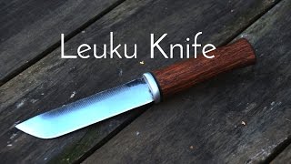 Making a Leuku Knife from a File  KnivesampStuff [upl. by Namyac626]