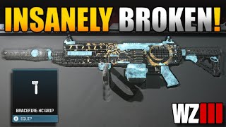 the NEW BRACEFIRE GRIP BREAKS the TAQ EVOLVERE in Warzone Season 6 [upl. by Attehcram716]