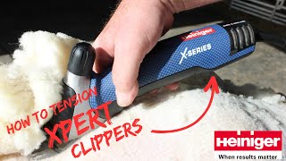 How to tension Heiniger Xpert Clippers [upl. by Nesyaj71]