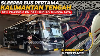 PO LOGOS BELI CHASSIS DARI SUDIRO TUNGGA JAYA 0 KM ‼️ SLEEPER BUS PERTAMA DI KALIMANTAN TENGAH [upl. by Hamlani]