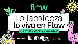 ¡Lollapalooza lo vivo en Flow 🤩 [upl. by Tommi]