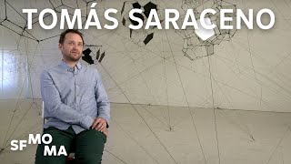 Tomás Saraceno Building “future flying cities” with spiders [upl. by Kraul460]