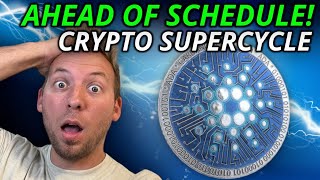 CARDANO ADA  AHEAD OF SCHEDULE CRYPTO SUPERCYCLE [upl. by Assyla]