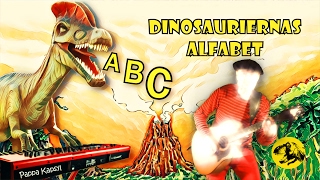 Dinosauriernas Alfabet  ABC sång amp video om dinosaurier för barn  Pappa Kapsyl  alfabetet ramsor [upl. by Tresa210]