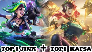 Wild Rift Kaisa Top1 Kaisa crystal rose skin gameplay rank master [upl. by Fahland]